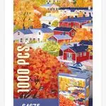 Puzzle 1000 elementów Kolorowy - Jesienne domy