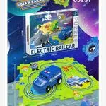 Zabawka Elektryczny Wagon Kolejowy DIY Puzzle 24x24 cm