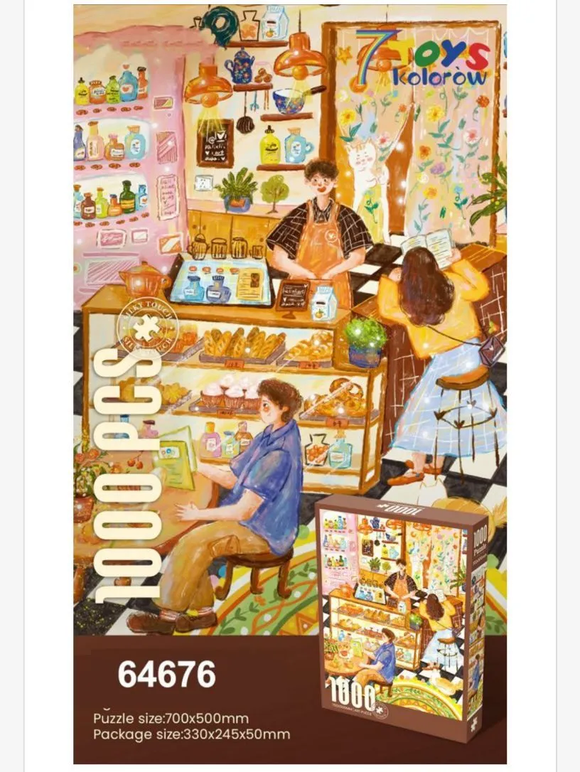 Puzzle 1000 elementów Toys Kolorow - sklep z zabawkami