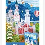 Puzzle 300 elementów Zamek z balonami