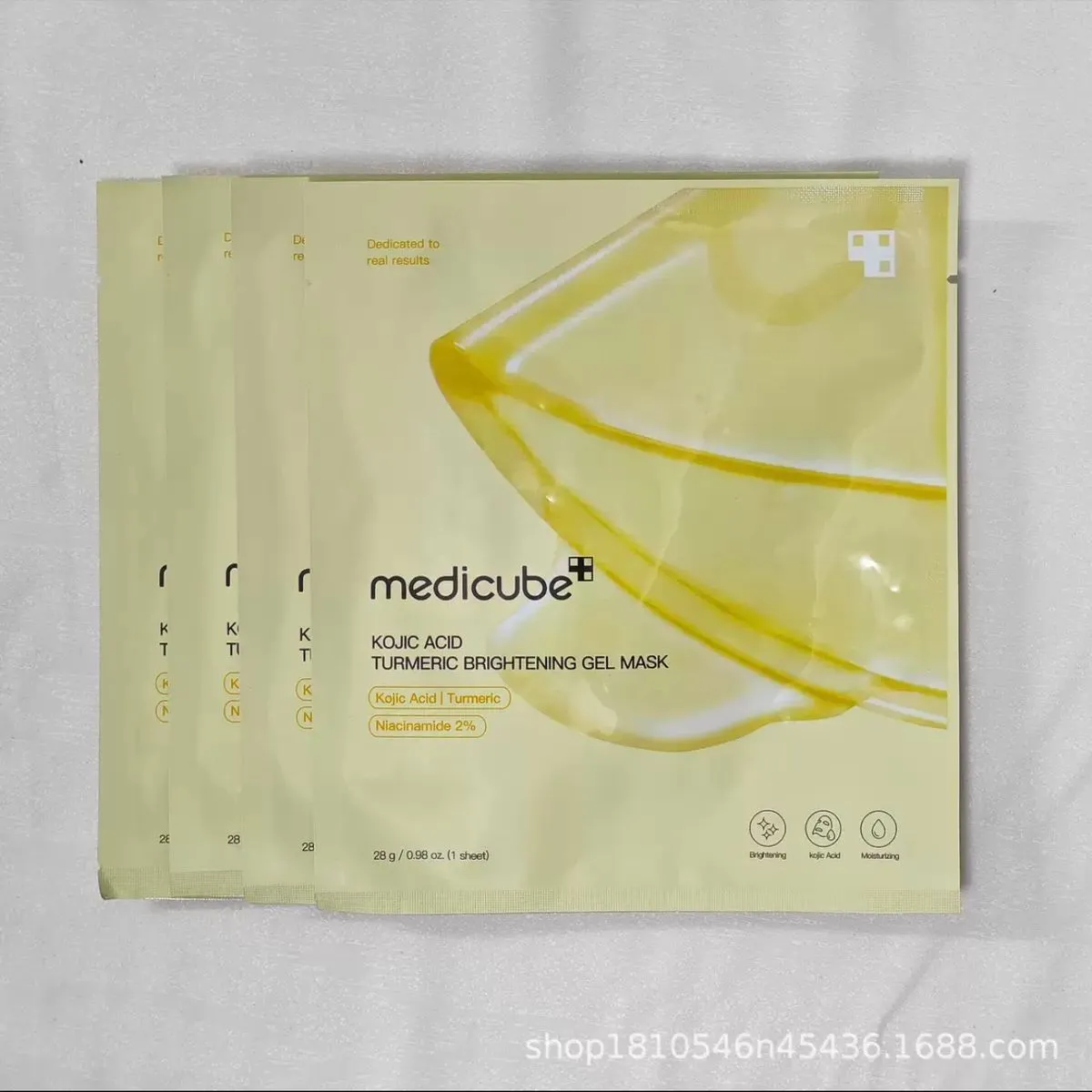 Maska MEDICUBE Kwas Kwasowy Turmeric Brightening 4PCS