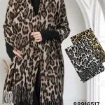 Szaliki damskie wzór leopard 12 szt/pak Mix