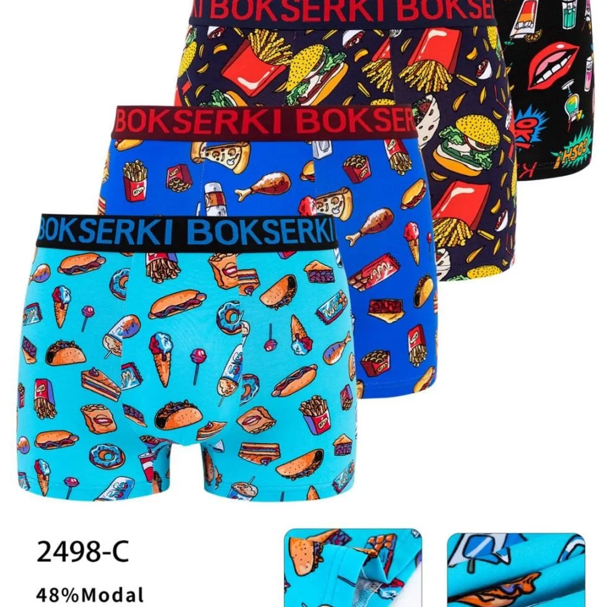Bokserki męskie Bokserki 249-C 47% bawełna 5EL M-L-XL
