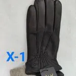 Rękawiczki męskie skórzane czarne X-1