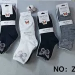 Skarpetki damskie Moty z motylkami 35-38/39-42, NO: ZY-305