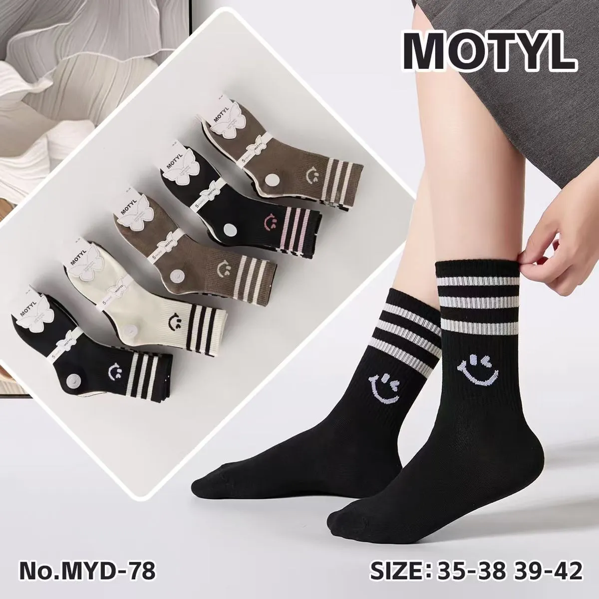 Skarpetki damskie Motylek MYD-78 rozmiar 35-38,