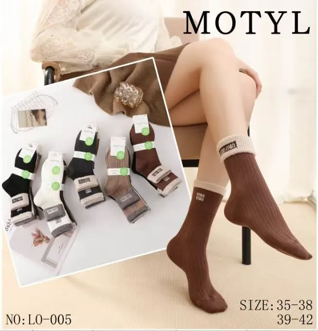 Skarpetki Damskie Motylowe LO-005 Rozmiar 35-38/39-42