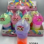Zabawki Crystal Bubble Mud Slime w słoiczkach