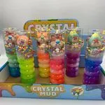 Zabawki Slime Crystal Mud w tubach 12 szt