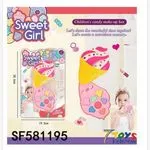 Zestaw kosmetyków dla dzieci Sweet Girl Candy Make-up 30x19,5 cm