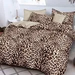Komplet Pościel Milano 4CZ 160/200 wzór lampart