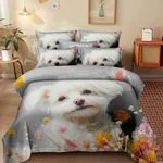Komplet Pościel Milano 4CZ 160/200 z Shih Tzu