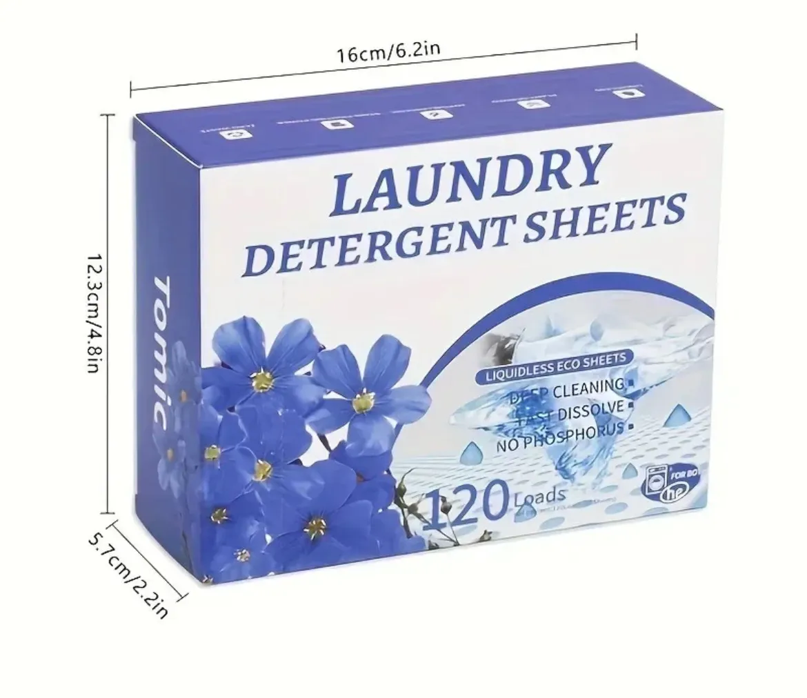Płyty detergentu do prania Laundry Detergent Sheets 120 wsadów