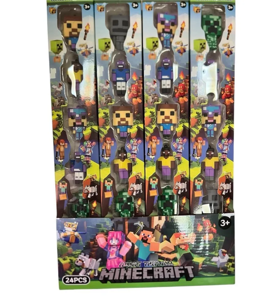 Zabawki Figurki Minecraft 24 szt w opakowaniu