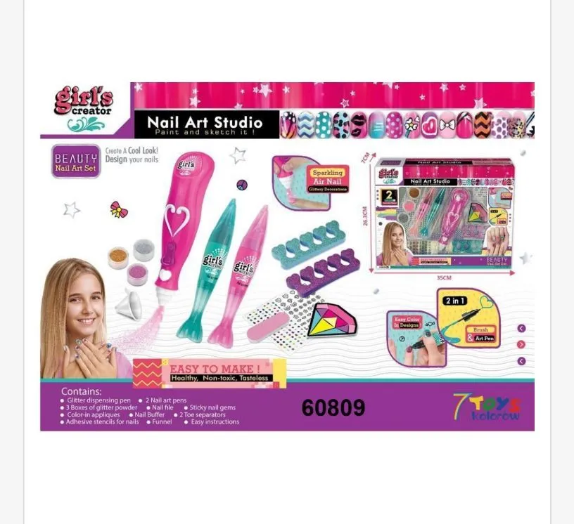 Zabawki Makijażu Nail Art Studio 7TOYS