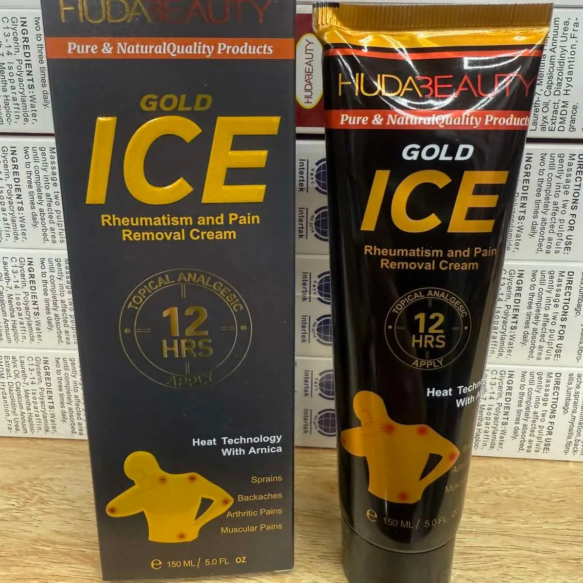 Maść Huda Beauty Gold Ice na bóle stawów 150ml