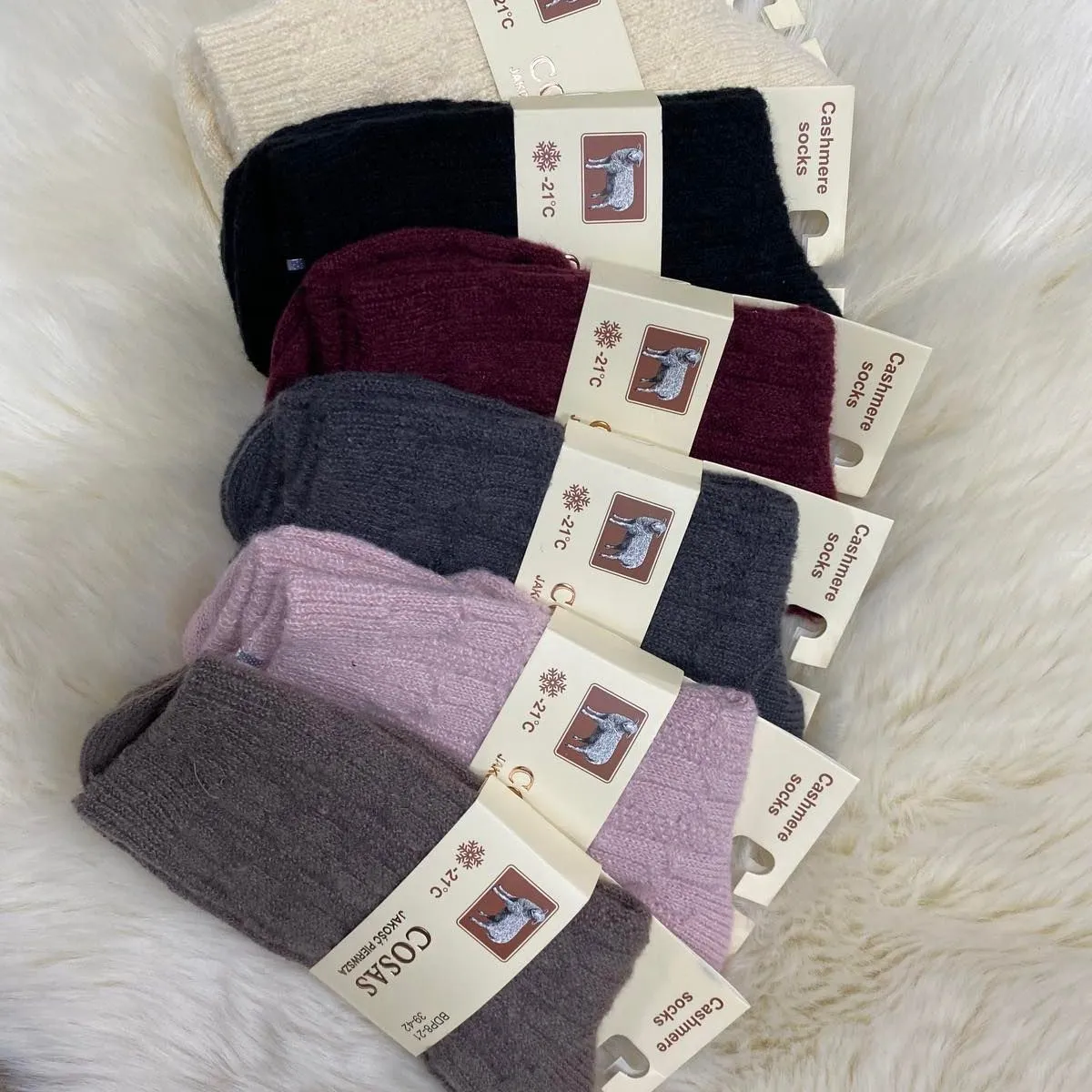 Skarpetki damskie wełniane Camel 36-40, 6 kolorów