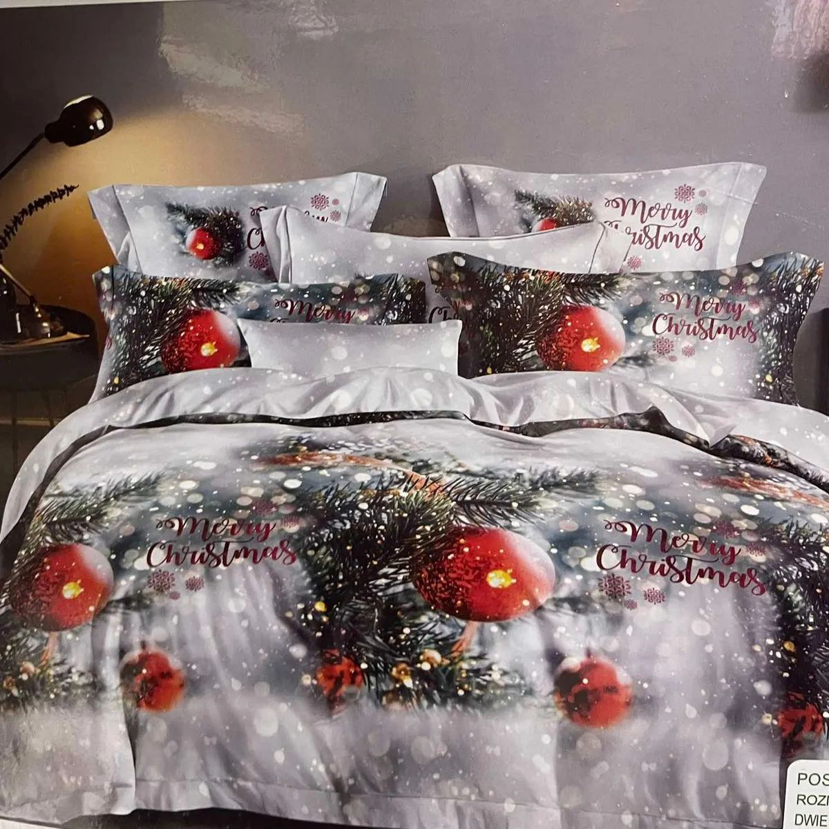 Komplet Pościel Świąteczny 160/200 3el. Merry Christmas