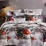 Komplet Pościel Świąteczny 160/200 3el. Merry Christmas