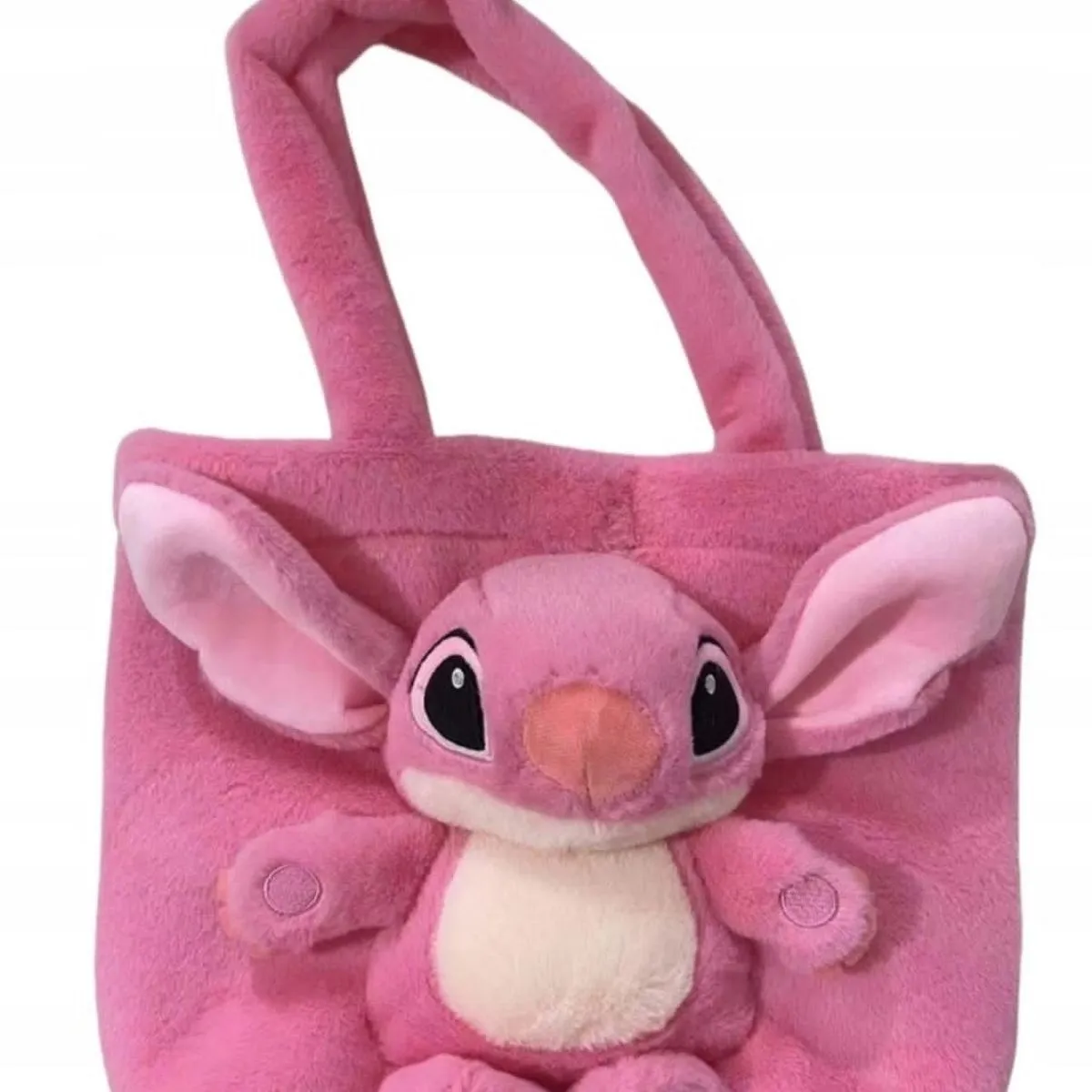 Torebka Stitch różowa pluszowa