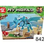 Klocki Minecraft smok 357+PCS 1049B