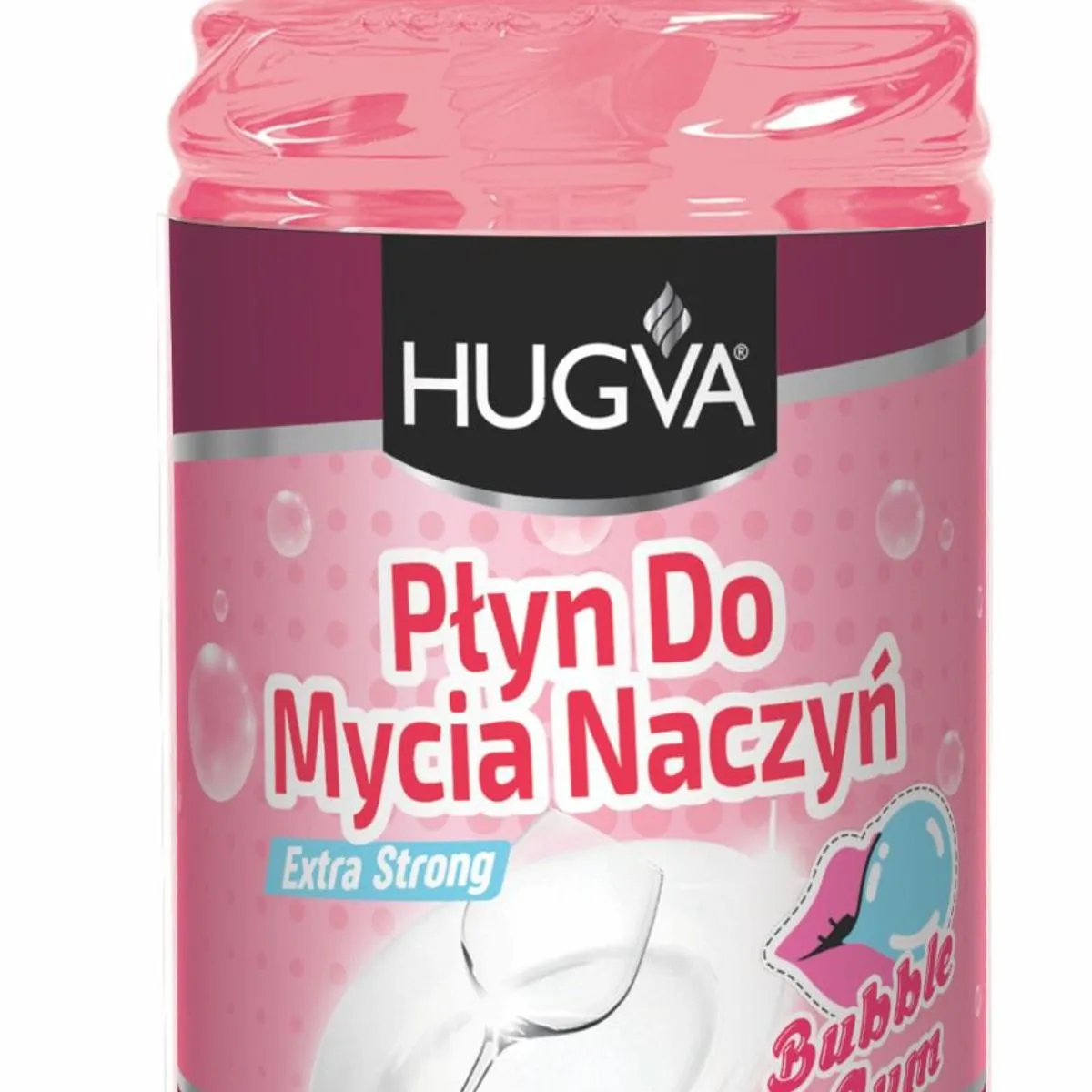 HUGVA Płyn do Naczyń z Gąbką Extra Strong 1L