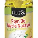 HUGVA Płyn do Naczyń Extra Strong z Gąbką Cytryna 1L