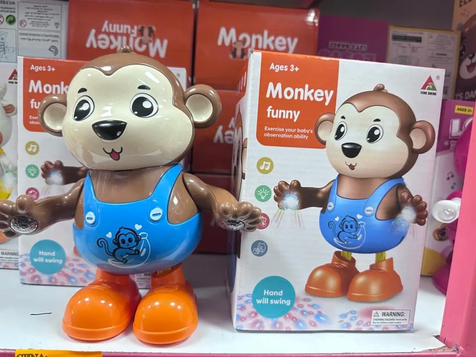 Muzyczna Zabawka Tańcząca Małpka Monkey Funny 6 szt.
