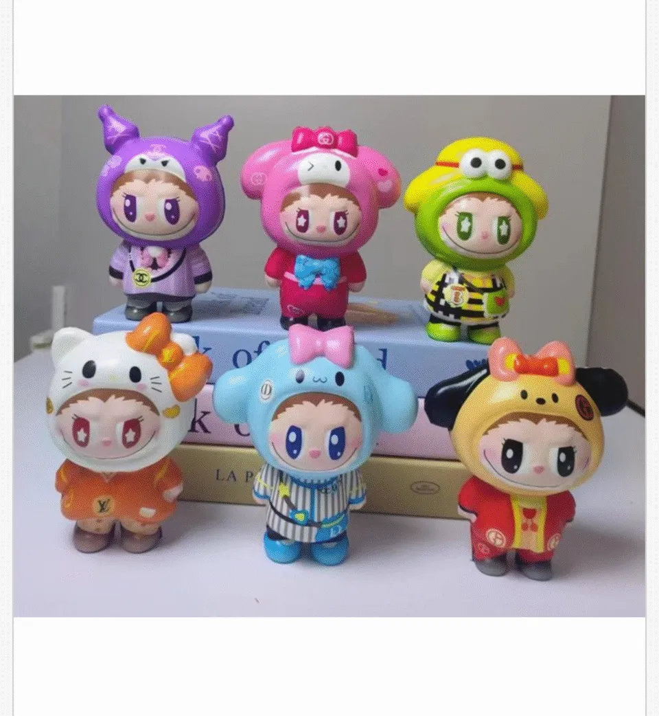Zabawka Squishy Sanrio - Figurki Postacie Mix Wzorów, 12 szt.