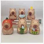 Zabawka Squishy Kapibara - Mix Wzorów Antystresowych, 24 szt.