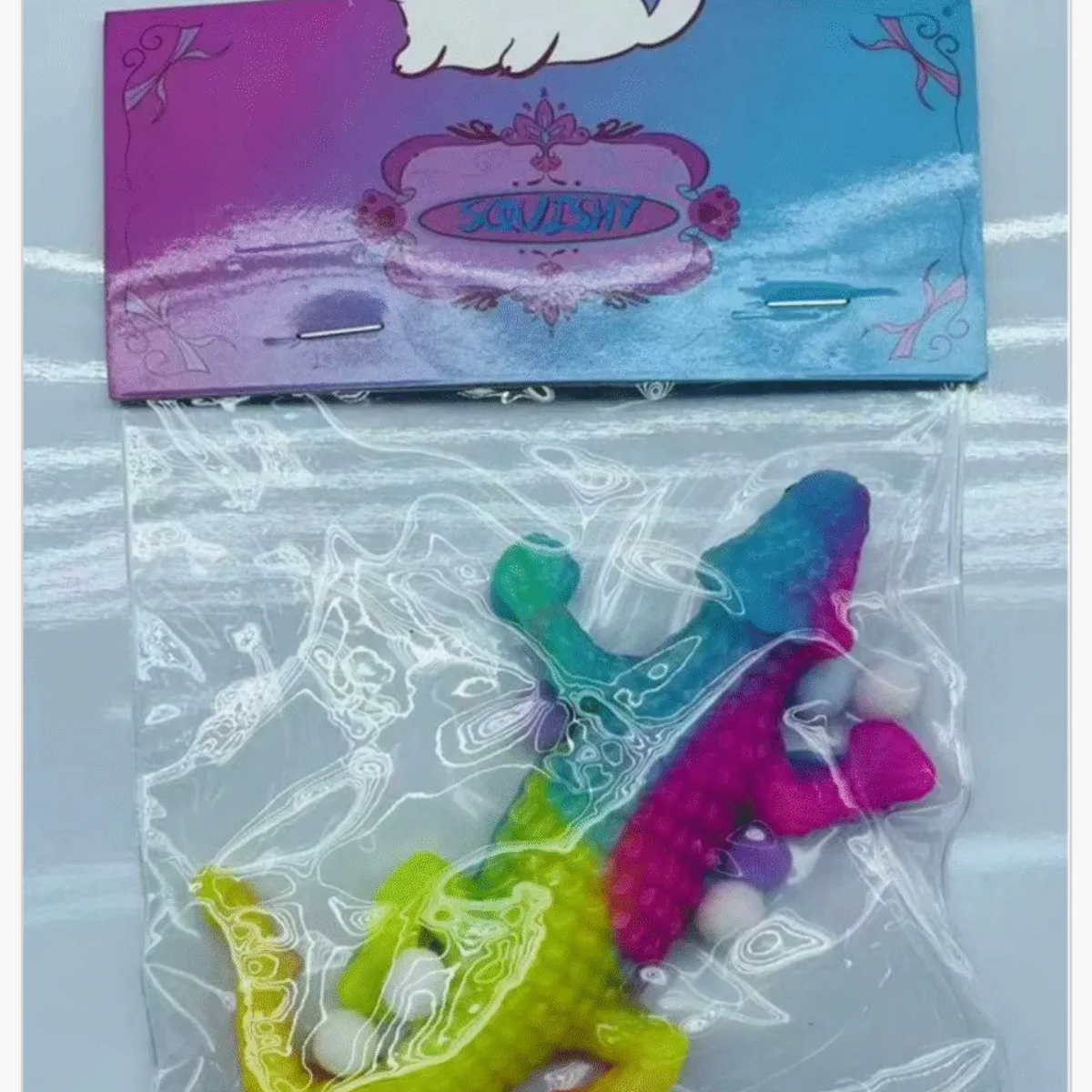 Zabawka Squishy Gniotek Jaszczurka Multikolor - 24 szt.