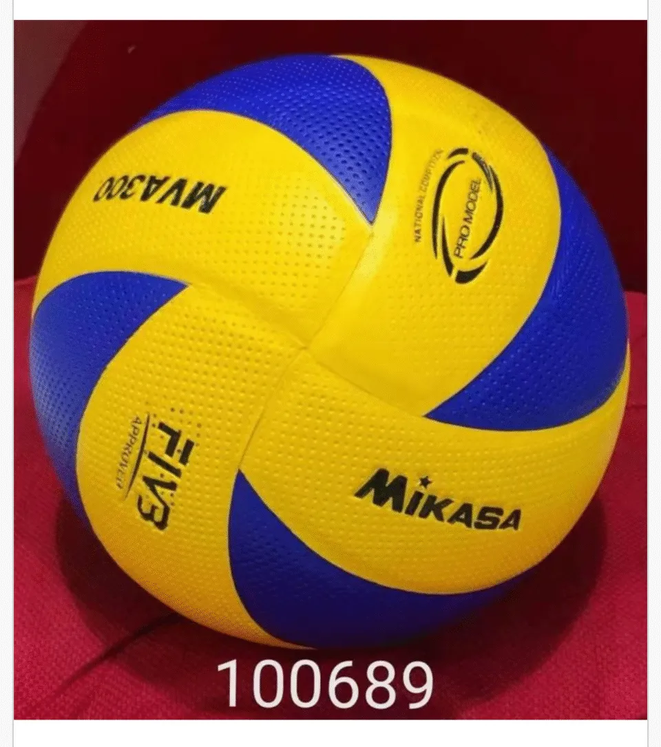 Piłka siatkowa Mikasa MVA300 żółto-niebieska