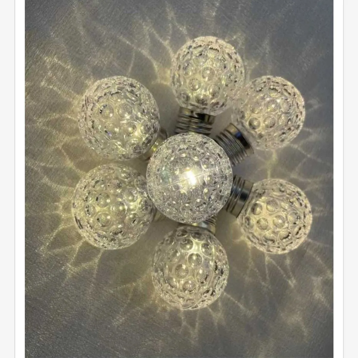 Lampka Świąteczna 5.50x8cm Kulista LED