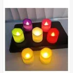 Świeca Elektryczna LED 3.6x4cm Wielokolorowa