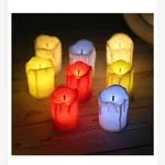 Świeca Elektryczna 3.6x5cm Wielokolorowa LED