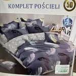 Komplet Pościeli 3cz Ruiui Bangang 160/200 granatowo-szary