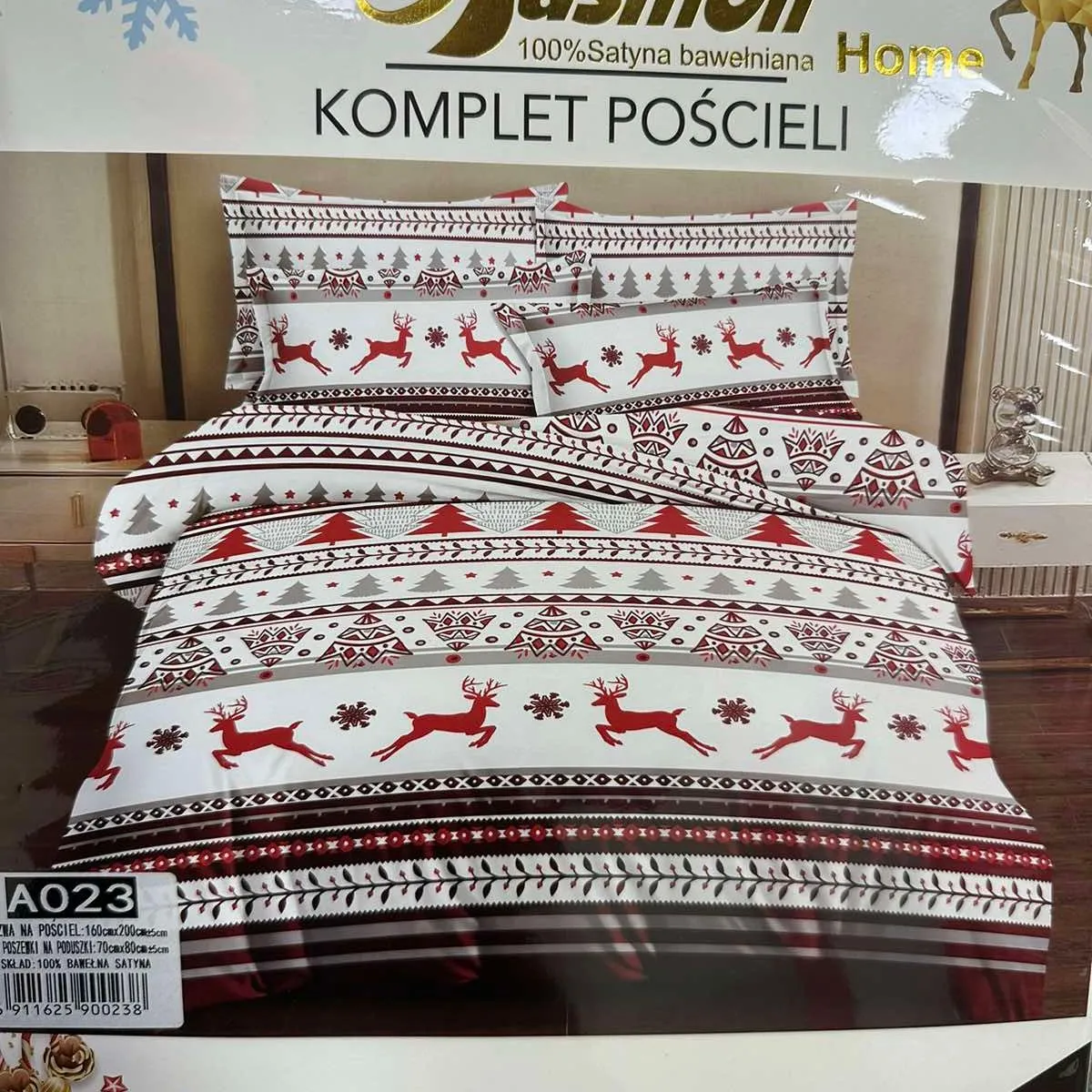 Komplet Pościeli 3el. 160/200 100% Bawełna Fashion Home