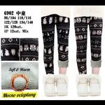 Leggingsy dla Dzieci Zimowe Miękkie i Ciepłe