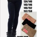 Leggingsy welurowe dla dzieci 134/140-152/158