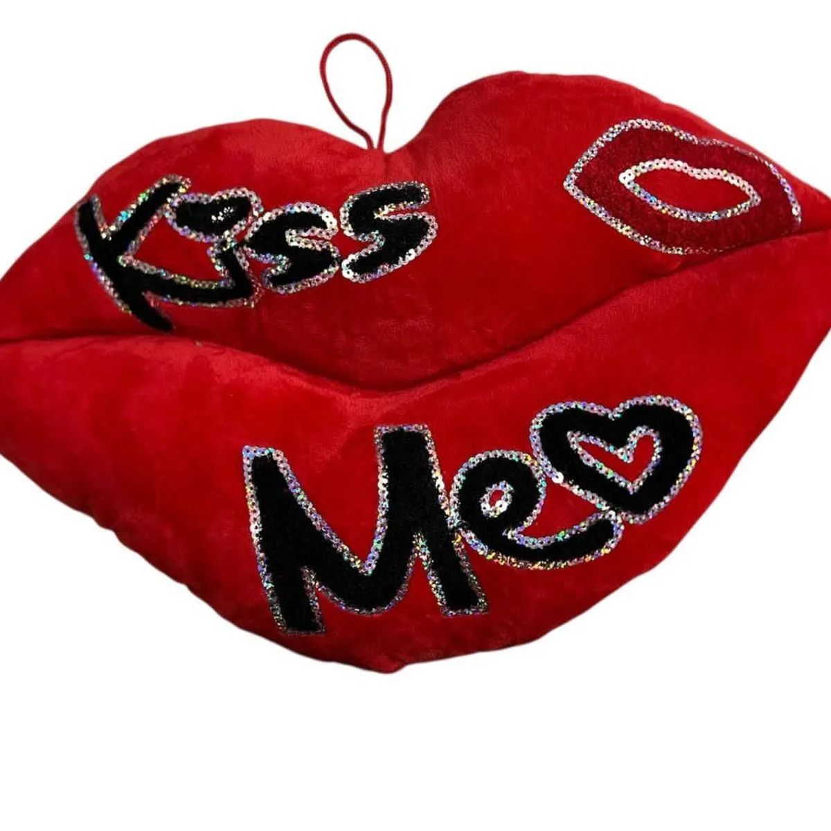 Maskotka pluszowa usta Kiss Me czerwone