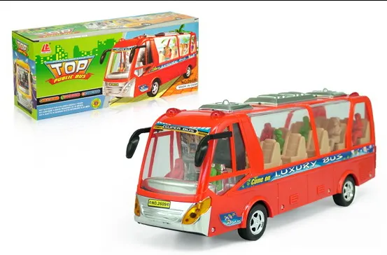 Zabawka autokar turystyczny Camp Luxury Bus czerwony