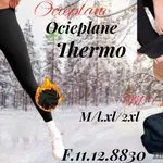Ocapeplane Legginsy damskie termo M/XL/2XL czarne