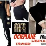 Legginsy damskie ocieplane prążek S/M/L/XL/2XL