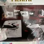 Pościel 160/200 Filrow stan faktyczny łabędzie