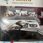 Komplet Pościel 3cz 160/200 Motyw Motocykla