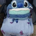 Maskotka Stitch na Kocyk - Pluszowa Poduszka 2w1 z Kocem