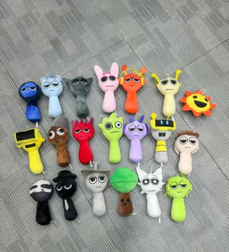 Maskotka Pluszowa Sprunki - Mix Wzorów i Kolorów