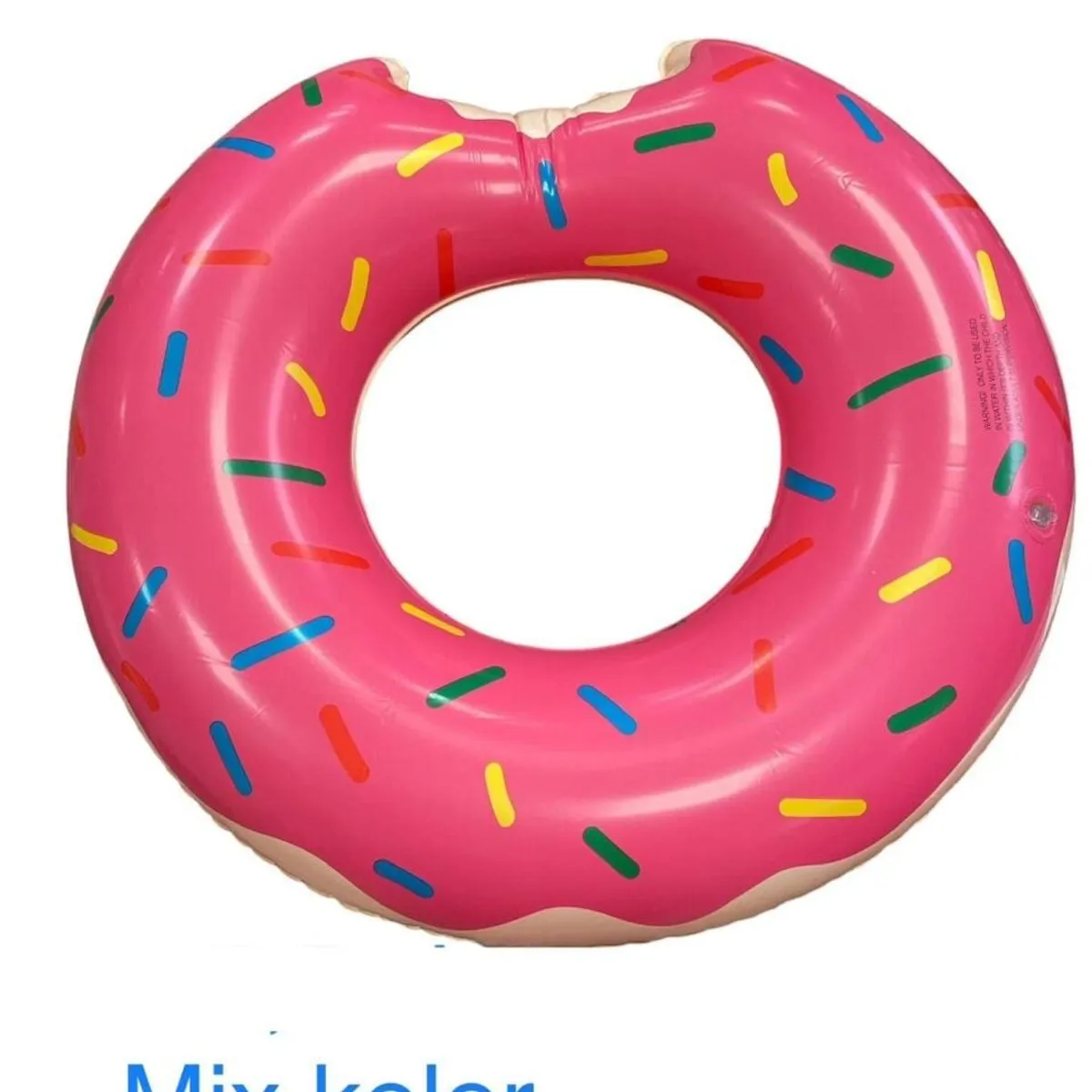 Koło Dmuchane Pączek Donut 80cm Mix Kolorów