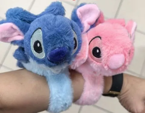 Maskotka Stitch na Rękę Pluszowa Opaska Mix Kolorów 12szt