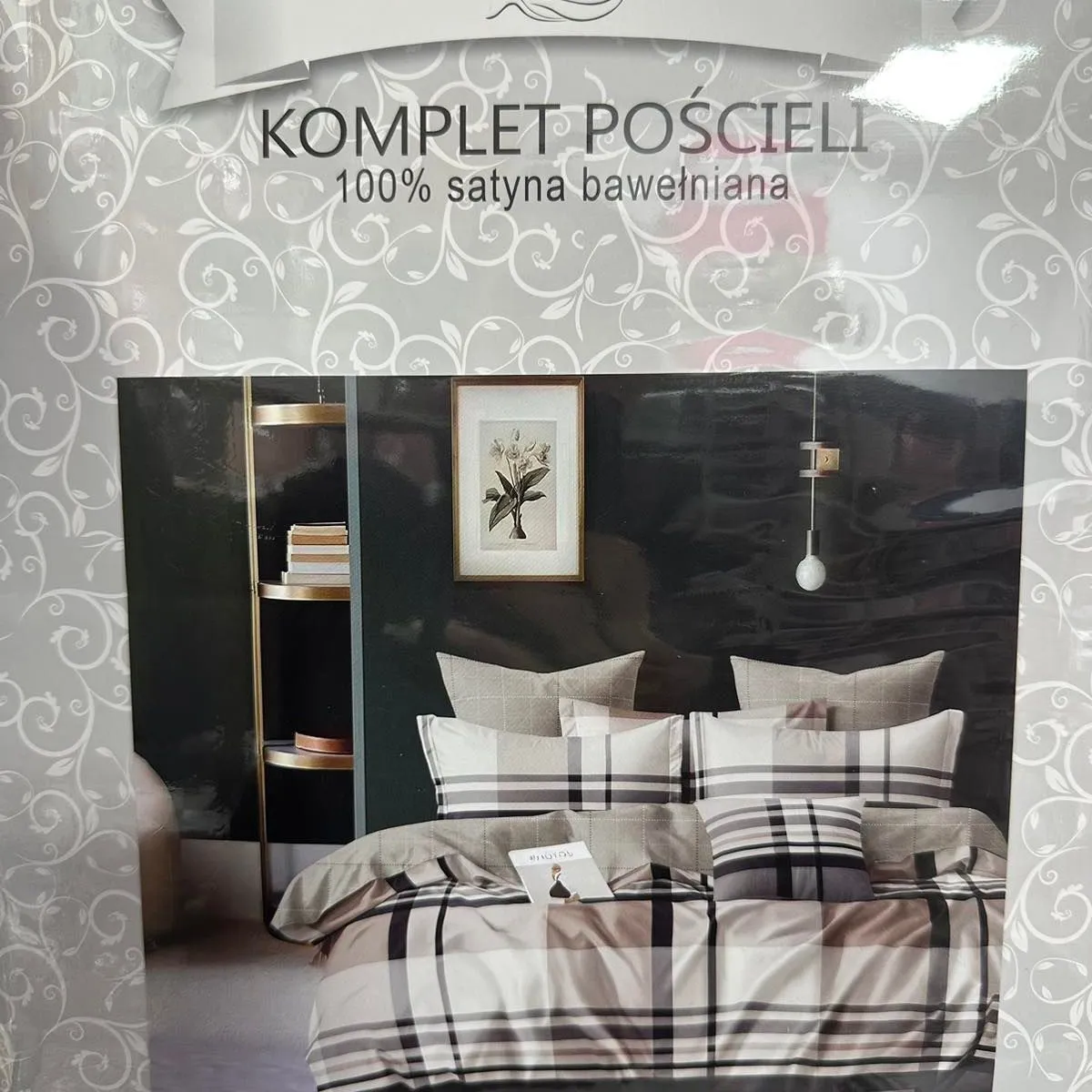 Komplet Pościeli 4CZ 200/220 100% Satyna Bawełniana